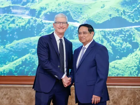 CEO Apple Tim Cook muốn đẩy mạnh hoạt động đầu tư tại Việt Nam